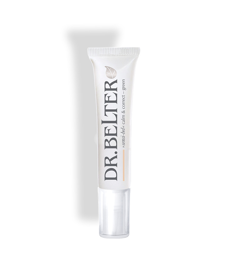 Konstrasterande fluid mot rodnad